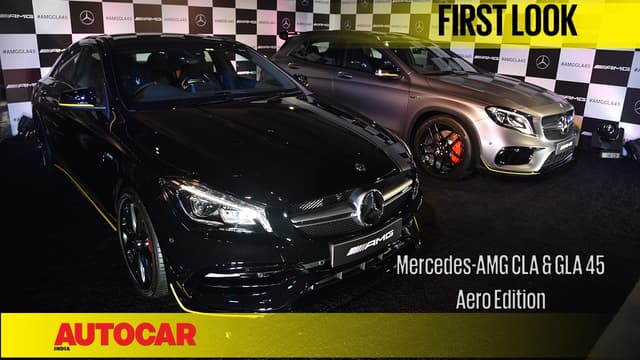 Mercedes-AMG CLA 45, GLA 45 facelift first look video